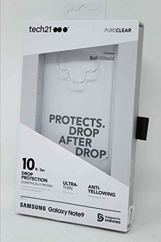 Coque Samsung Note9 transparente Tech21 anti-jaunissement protection antichoc ultra fine