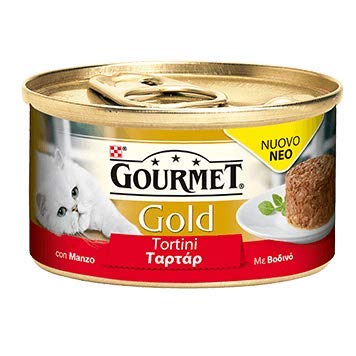 Purina Gourmet Gold - Tartaletas con Verduras húmedas y Gatos con Pavo y Espinacas, 24 latas de 85 g