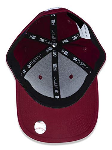 BONE 39THIRTY MLB LOS ANGELES DODGERS ABA CURVA STRETCH FIT VERMELHO ESCURO New Era