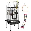 68” Large Parrot Cage, Large Bird Cages for Parrots,Conure Cage for Birds, Cockatiel Cage with Play Top,Feeders,Slide-Out Tray,Seed Catcher,Birdcage Toys for Cockatoo,African Grey,Lovebird
