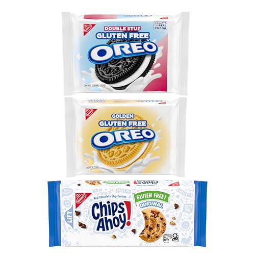 OREO and CHIPS AHOY! Gluten Free Cookies Variety Pack, 3 full size bags