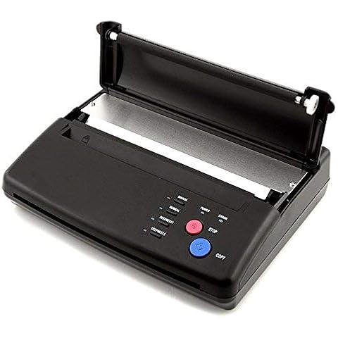 Schwarz A4 Thermal Thermischen Kopierer Drucker Tattoo Thermotransfer Maschine Tattoo Transfer Papiertransfermaschine Kopierer Tätowierung hermal Cover