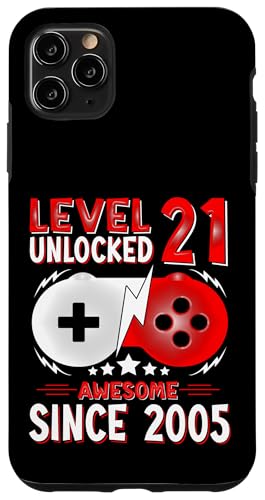 Level 21 Unlocked Birthday 21 Years Old Gifts 21st Birthday �X�}�z�P�[�X iPhone 11 Pro Max �p
