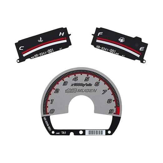 Gauge Face Compatible with Honda Civic FA5 FG2 FA1 FD1 Mugen Style