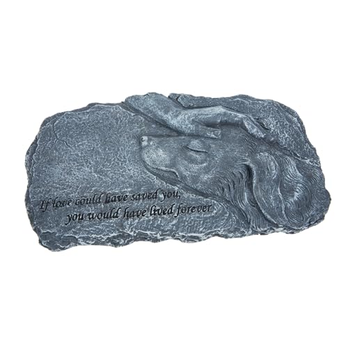 ORFOFE 天使犬メモリアルストーン ペット墓碑装飾品 犬のトリビュート像 ガーデン用 室内用 センスあふれるペットのお見舞い