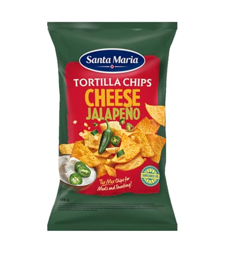 Santa Maria Tortilla Chips Cheese & Jalapeno 185g