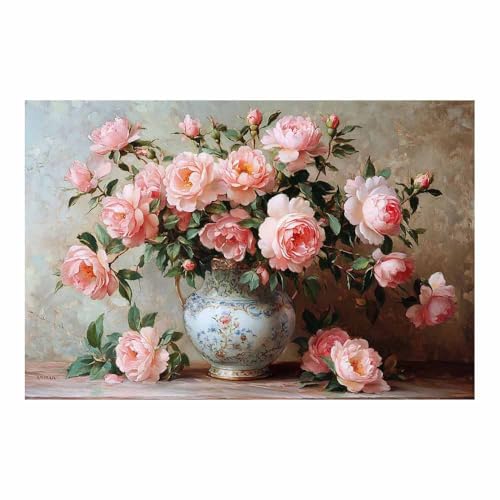 Tableaux decoratifs muraux pour salon et cuisine theme pivoine rose