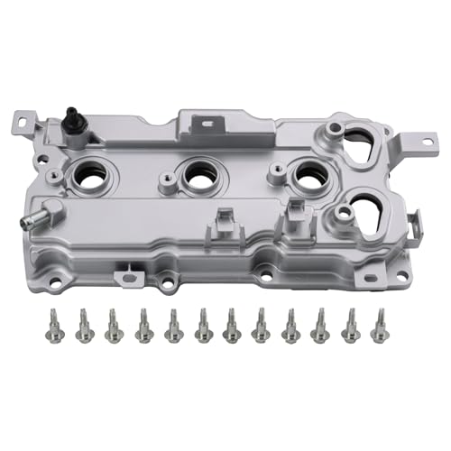 Image of TRQ Right Valve Cover Passenger Side Compatible with 2008-2012 INFINITI EX35 2009-2012 FX35 2007-2008 G35 2009-2010 M35 2012-2013 M35h 2014-2018 Q50 Q70 2007-2009 Nissan 350Z