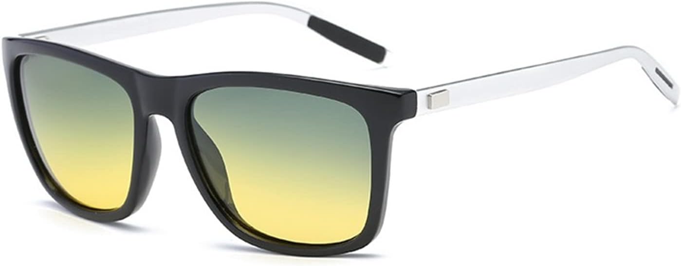 Gafas de visión nocturna para conducir, polarizadas antirreflejos, UV400, visión nocturna, gafas amarillas de seguridad para hombres y mujeres a la