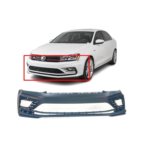 Image of FitParts Compatible with Volkswagen Jetta 2016-2018 Front Bumper Cover