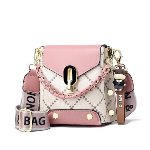 Xiaoyu Small Crossbody Bags for Women Fashion Cell Phone Purse Shoulder Handbags with Wide Strap