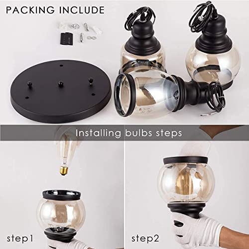 VRCT Antique Lantern Pendant Light 3-Pack - Image 5