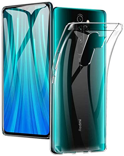 Image of Case Creation for xiaomi Poco m2 Premium Imported 0.3mm Crystal Clear totu Silicone Transparent Flexible Soft Corner Protection with TPU Slim Back case Color Variation Cover for Poco m2 - Transparent