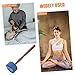 BESPORTBLE Tibetan Bowl Striker with Felt Head Hard Wood Sound Bowl Wand for Ceremonial Gatherings Ergonomic Lightweight Mallet for Spiritual Practice and Sound Baths