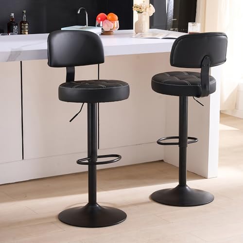 iMenting Adjustable Counter Bar Stools Set of 2
