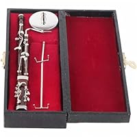 Natudeco Fagott-Ornamente, 17 cm, Fagott-Ornament, Dekoration, Miniatur-Dekoration, Mini-Musikinstrument, Modell, Geschenk, Basteln, Mini-Fagott-Dekoration Zur Dekoration
