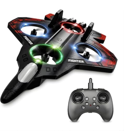 Generic RC Fighter Jet Quadcopter Drone, 2.4GHz, Military-Grade EPP, - Image 3