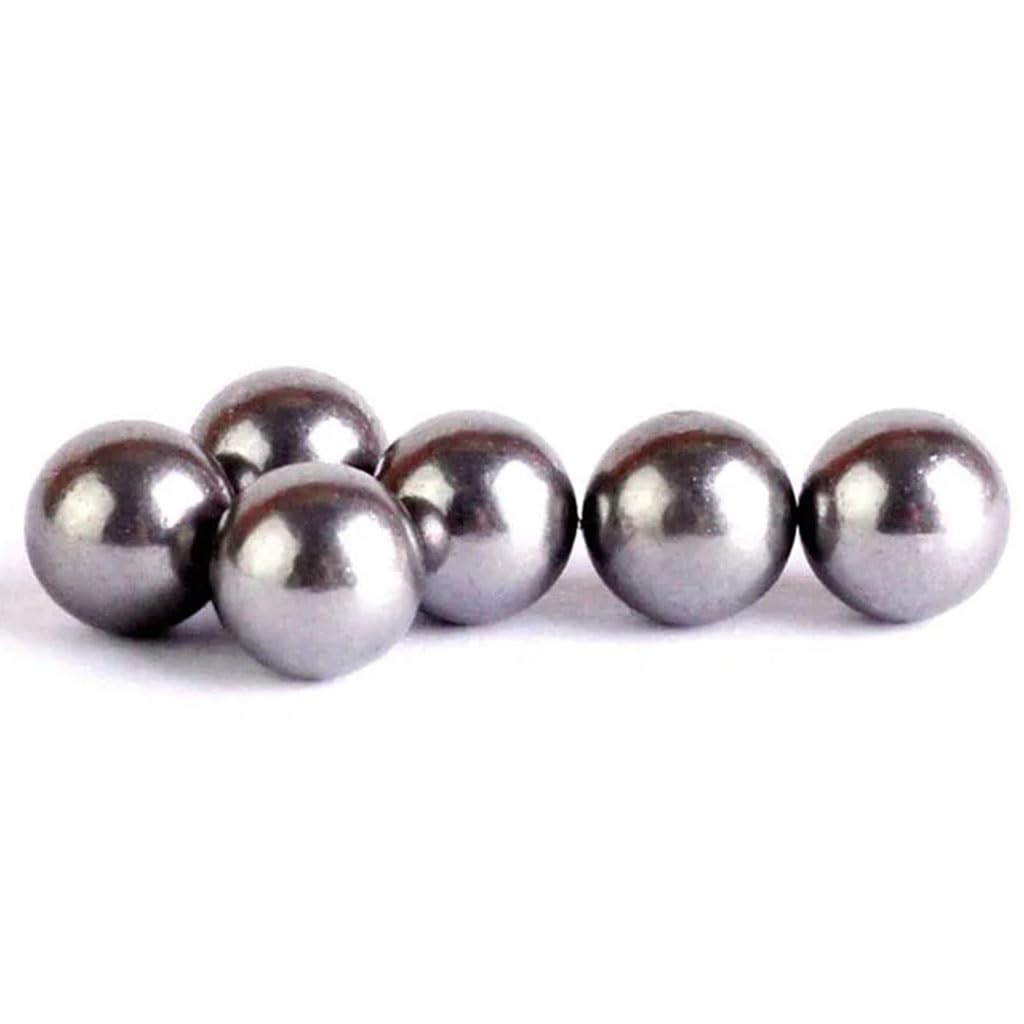 500 bolas de acero, 4 mm, 5 mm, 6 mm, 7 mm, 8 mm, bolas de acero para caza, bola de acero pequeña sólida (color: 6 mm, 500 piezas)