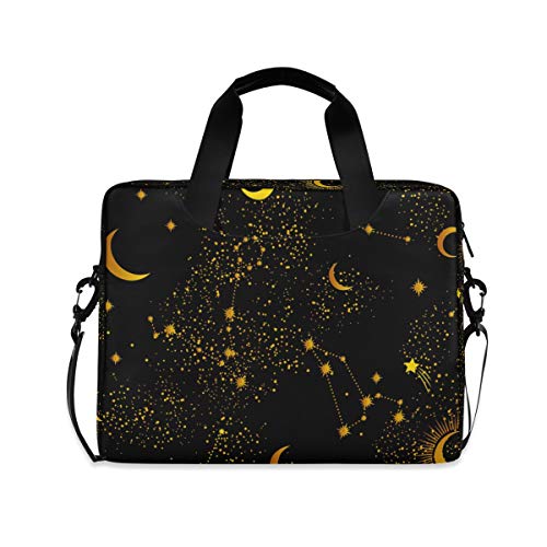 ALAZA Space Galaxy Constellation Laptop Case Bag Sleeve Portable Crossbody Messenger Briefcase w/Strap Handle, 13 14 15.6 inch