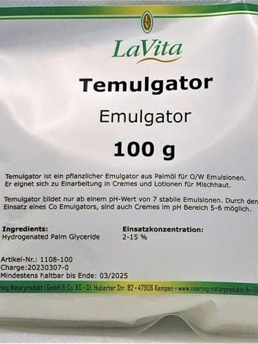 Lavita Temulgator 100g - ehemals Tegomuls - pflanzlicher Emulgator von Lavita