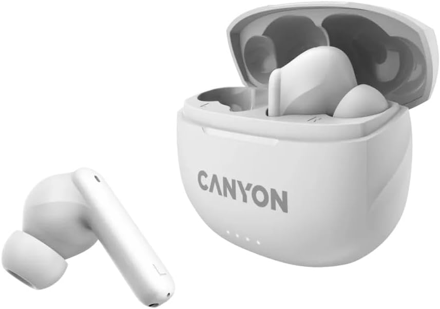 CANYON Bluetooth Headphones TWS-8 White