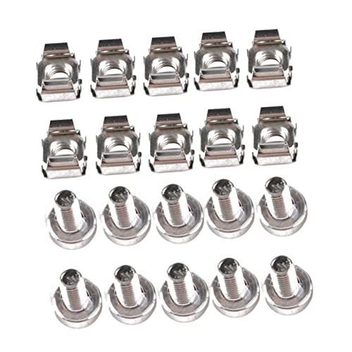 10 Pcs Porcas e Parafusos Do Equipamento Porcas e Parafusos De Caixas Prateleiras Porcas e Parafusos