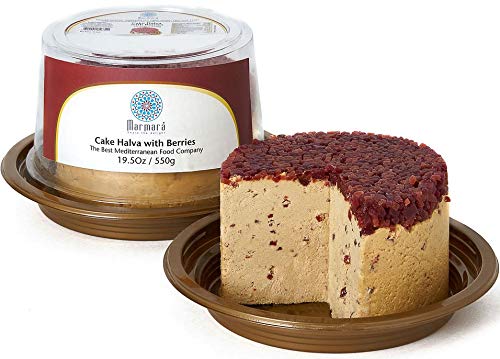 Marmara Berry Cake Tahini Halva Gourmet Desert 550 Grams 19.5 Oz