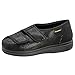 Produktbild Fischer Unisex Ortho Flache Hausschuhe, Schwarz Schwarz 222, 44 EU Weit