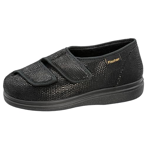 Fischer Herren Ortho Hohe Hausschuhe, Schwarz Schwarz 222, 40 EU X-Weit