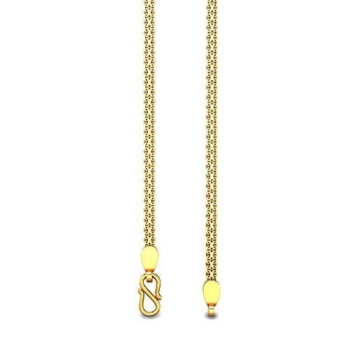 22k Yellow Gold Kamal Chain Necklace 