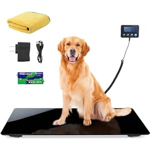 RESHY Dog Scale, Pet Scale, Livestock Scale for Large Breed, 440 LB, Pet Scale for Dogs, Animal Scale, Dog Weight Scale, Veterinary Scale, for Sheep, Goat, Pig,
