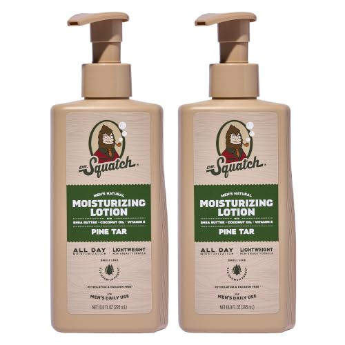 Dr. Squatch Natural Hand and Body Lotion for Men (10 fl oz, 2-Pack) - image 1
