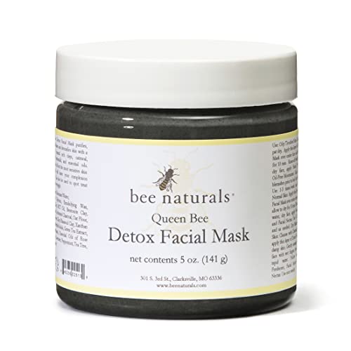 Detox Facial Mask- Mineral Rich Clays,Oatmeal, Lavender, Buttermilk and Green Tea- Cleanse, Clarify, Exfoliate and Tighten Skin- Congested, Oily or Troubled Face and Neck Skin- Cruelty Free
