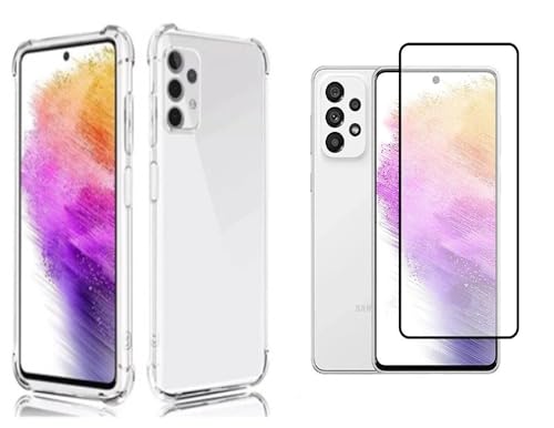 Kit Capa Capinha Anti Impacto + Película De Vidro 3D 9D Para Samsung Galaxy A73 5G