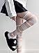 CazDopaM 2 Pack Gothic Tights Stockings for Women Trashy Y2k Bandage Tights Women's Sheer Thigh High Socks (black+white)