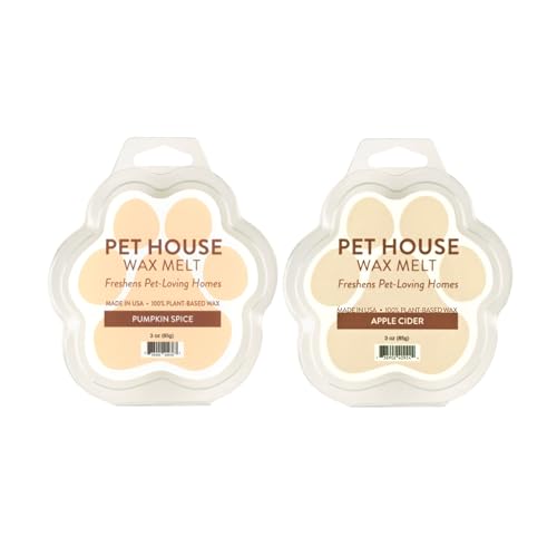 Image of One Fur All Pet House Scented Wax Melts for Warmer - Long-Lasting Pet Friendly Plant Based Soy Wax Melts - Apple Cider and Pumpkin Spice