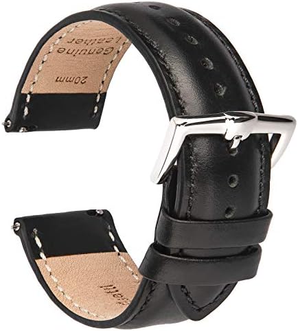 Brismassi Esetti B&E Top Grain Leather Watch Bands 16mm 18mm 19mm 20mm 21mm 22mm Quick Release Watch Strap Men Women, Elegant Replacement Band for Watch & Smartwatch