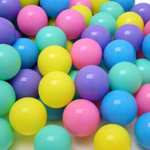 LittleTom Ab Null: 100 Bunte Bälle für Bällebad Baby Spielbälle 5,5cm -...