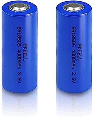 2 baterías recargables 3.6V 18505 4000mAh