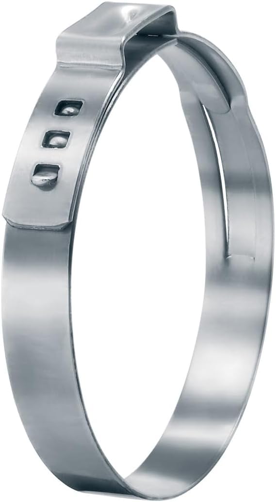 OCS Parts - Oetiker 16700310 Stepless Ear Clamps, Stainless Steel, 44 mm Size, Includes OCS Parts 2-Year Warranty (20-Pack)