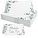 50 Stück tischkarten hochzeit, tischkarten für Sitzordnung und Tischdekoration, Elegantes Design platzkarten für Hochzeit, Beschriften, Taufe, Kommunion und weitere Feiern (Grün Eucalyptus)