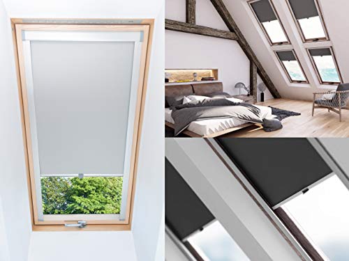 DACHFENSTERROLLO Thermo VERDUNKELND FÜR VELUX Fenster Baujahr 1972-2022 DACHROLLO VL, VU, PU, VG, VX, VK, VF (Weiss, 045) DACHFENSTERROLLO Thermo VERDUNKELND FÜR VELUX Fenster Baujahr 1972-2022 DACHROLLO VL, VU, PU, VG, VX, VK, VF (Weiss, 045)
