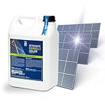 2BM SOLAR CLEAN Detergente 5L Specifico Pulizia Pannelli Fotovoltaici e Solari, Antistatico, Alto Potere Pulente, Rapida Eliminazione dello Sporco, Fuliggine e Smog, NO Opacizzazioni, Tanica 5 Litri