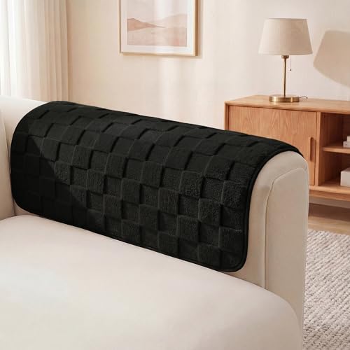 Foxdecor Couch Arm Covers for Sofa Arm Chair Covers Set of 2