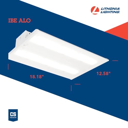Image of Lithonia Lighting I-Beam LED High Bay Light, Adj Brightness, 4000K /5000K