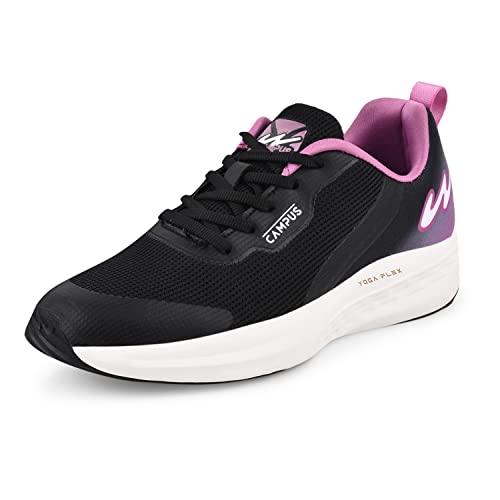 Image of Campus Women's NINO BLK /Voilet Running Shoes - 6UK /India 22L-140