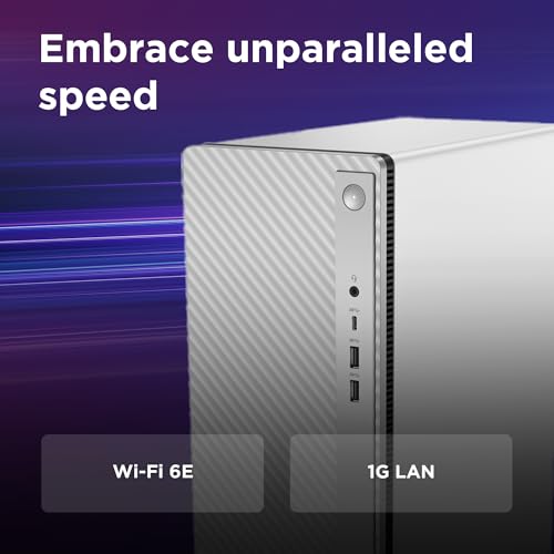 Image of Lenovo IdeaCentre Tower Intel Core i5-13420H (32GB RAM /512GB SSD /Win 11 /WiFi 6 /USB Calliope Keyboard & Mouse /Grey)