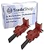 2x Kohlebürsten Motorkohlen 5x12,5x32mm mit Halter für Welling-Motor wie Samsung P1491 P1291 P1205 P1253 P1443 WFB125 WFB126 WF1474 P1281 P1481