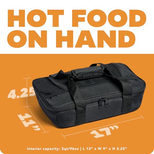 HOTLOGIC Max Large Portable Electric Food Heater - Innovative Food Warmer and Heated Lunch Box for Adults Car/Home - Easily Cook, Reheat, and Keep Your Food Warm - BLACK - 120V - Thumbnail 4
