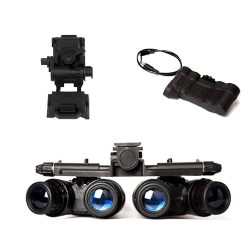 RinRinGo Night Vision Goggles Cosplay Prop, Four-tube Binocular Night Vision Goggles with Mount for GPNVG18 (Non-Function)